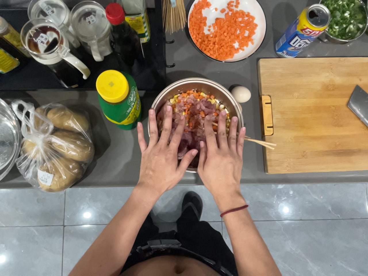 调味肉馅 视频第一帧封面