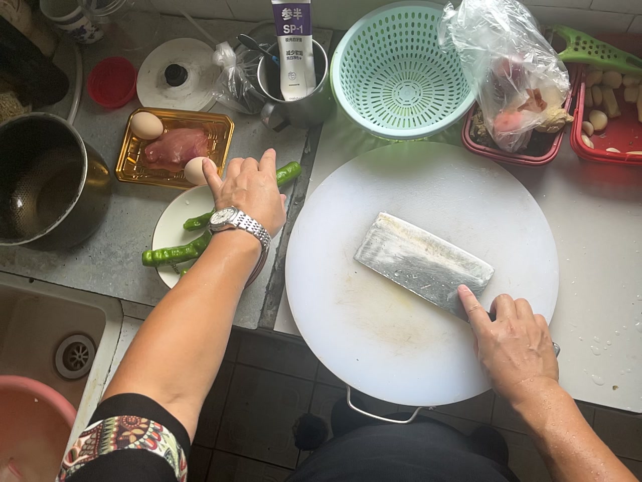 厨房切配食材 视频第一帧封面